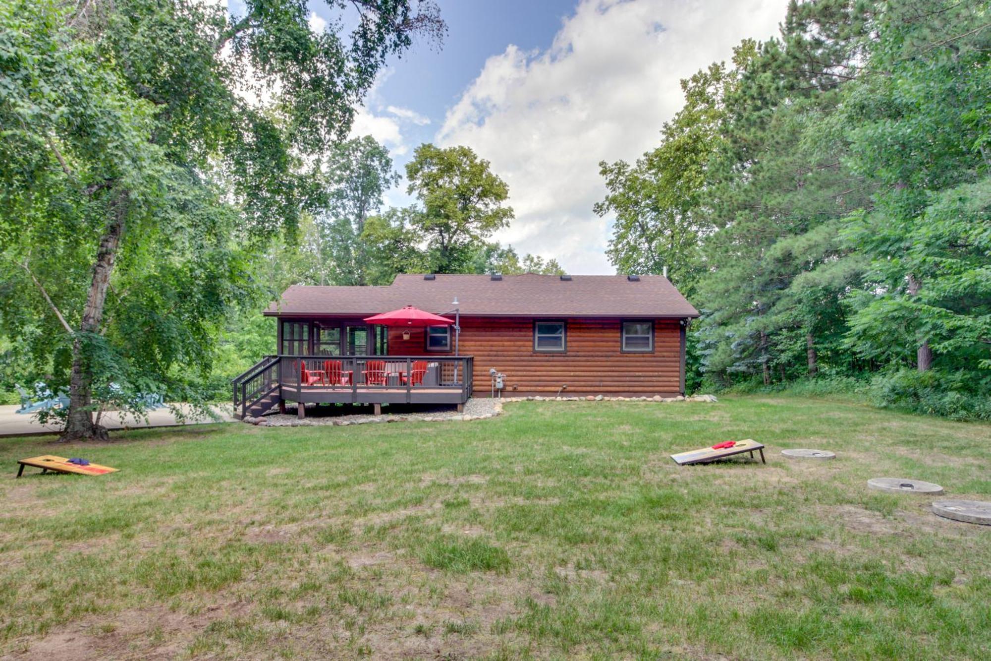 Beautiful Breezy Point Home With Beach And Dock! Pequot Lakes Exterior photo